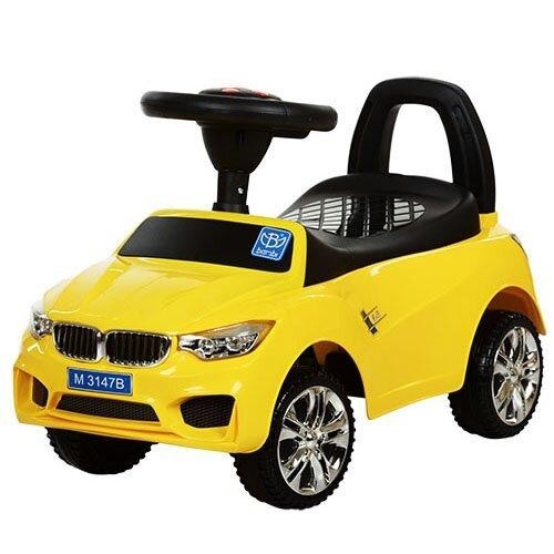 

Каталка-толокар Bambi 3147B-6 музыка, звук, свет желтый