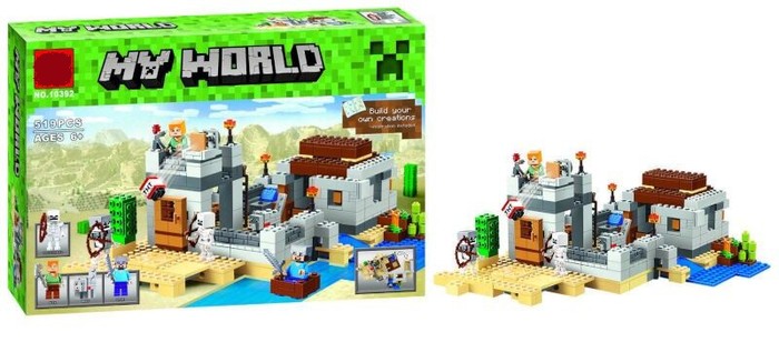 

Конструктор 10392 My World Minecraft Пустынная станция