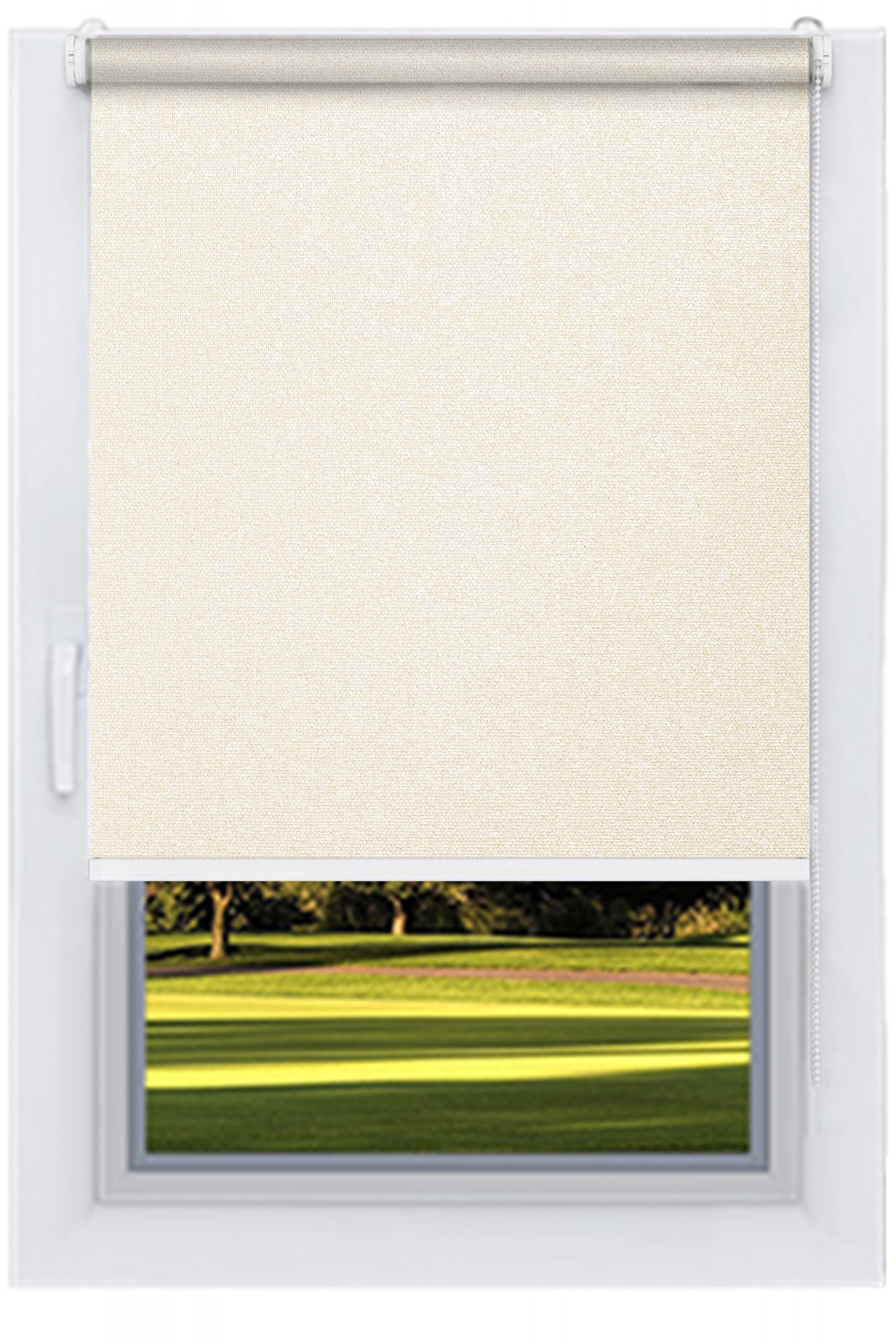 

Ролета тканевая DECOLUX 90х200 ЛЮМІНІС Шампань вал 19