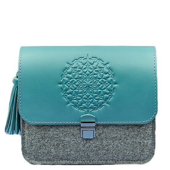 

Бохо-сумка BlankNote «Лилу» фетр+кожа bn-bag-3-felt-g