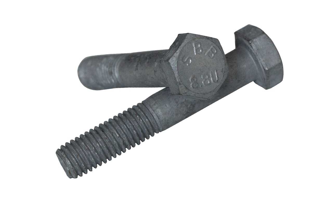 

Болт DIN 931 M12x65 8,8 цинк гарячий, 50 шт.