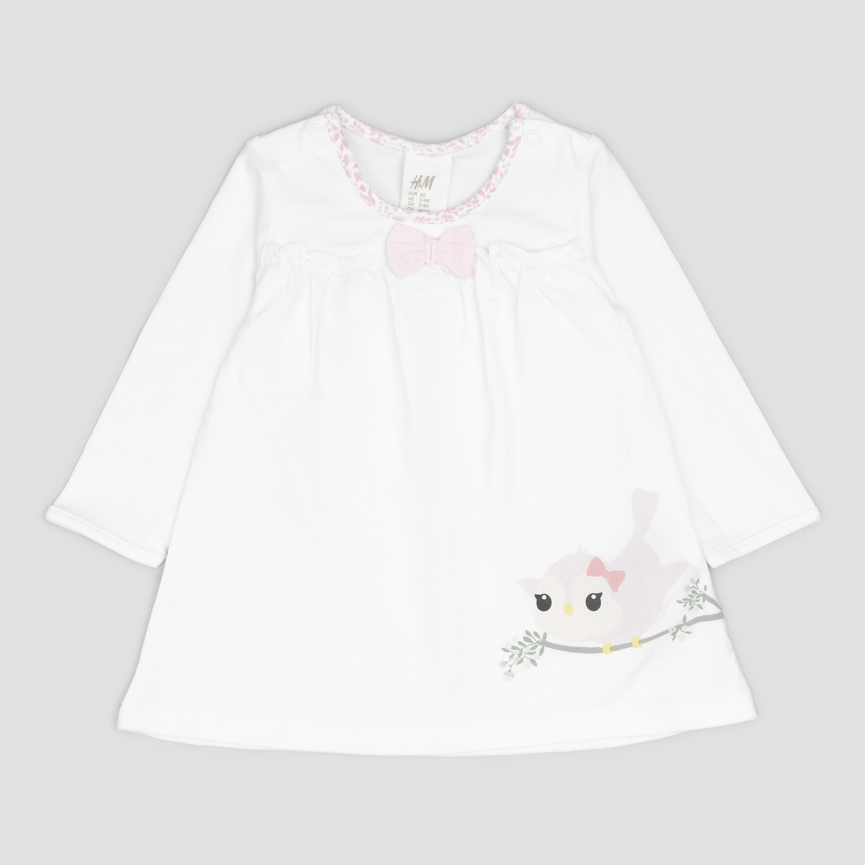

Платье H&M 2911-2329891 62 см Белое