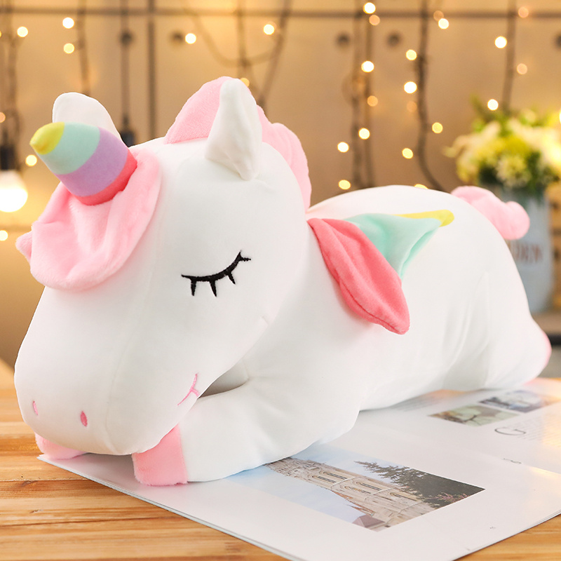 

Мягкая игрушка Единорог с разноцветными крыльями Baby Sweet бархатный плюш 40 см Белая (FL-40-S1)