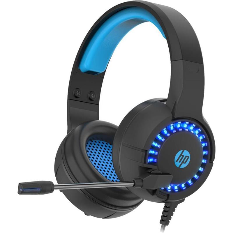 

Гарнитура HP DHE-8011UM Gaming, Blue LED, Black Black