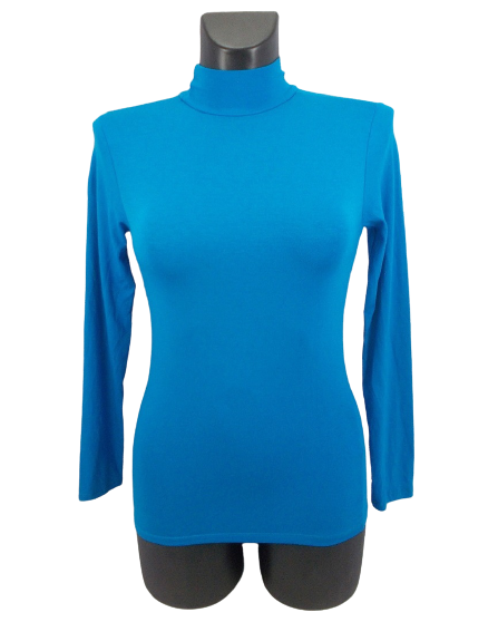 

Женский гольф хлопок Leliss 027 40-46 голубой