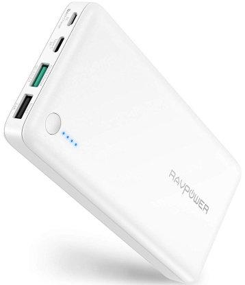 

Внешний аккумулятор RavPower Power Bank 20100mAh Quick Charge 3.0 White (RP-PB043_1)