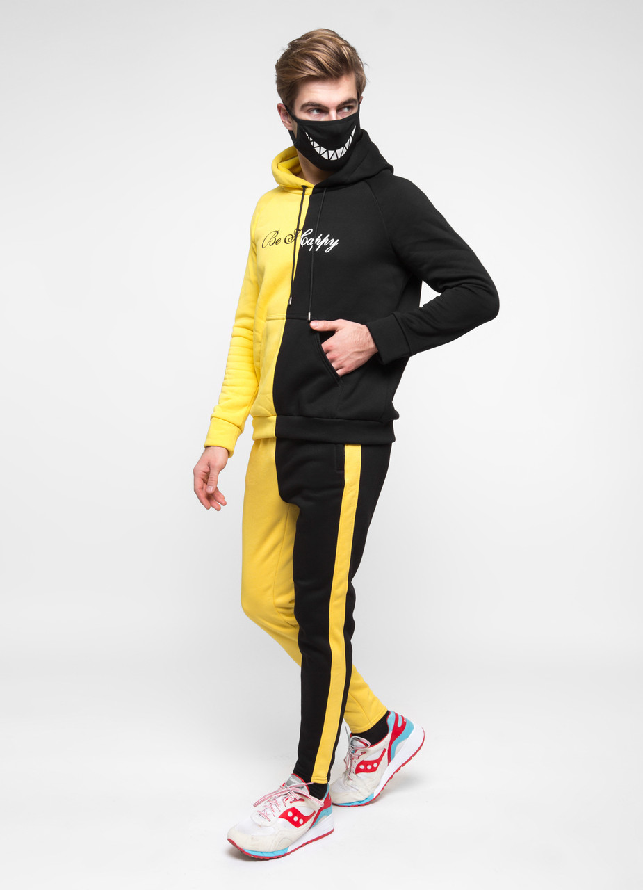 

Спортивный костюм Ira - Be Happy, Black/Yellow M