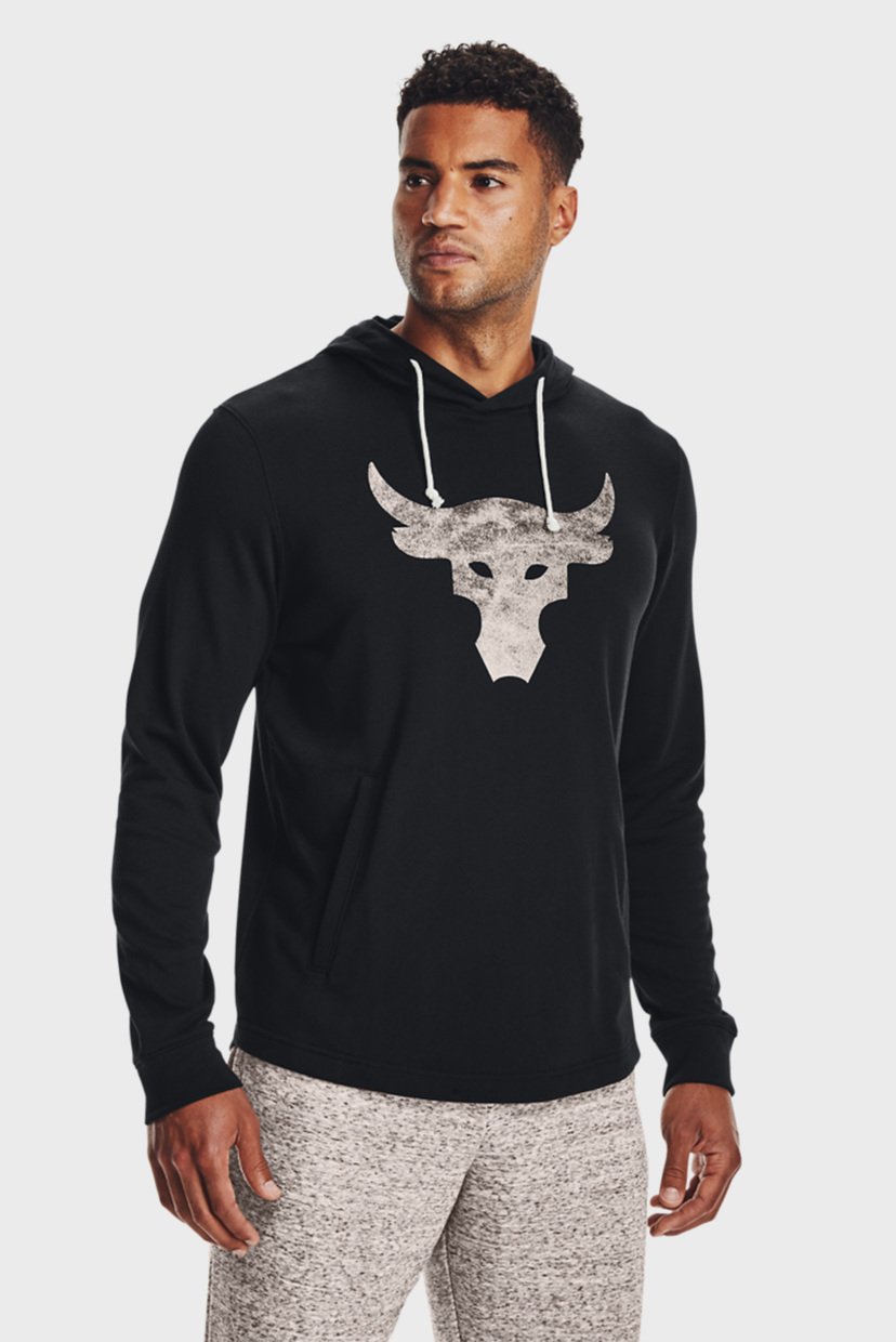 

Мужское черное худи UA Project Rock Terry HD Under Armour XL 1367107-001