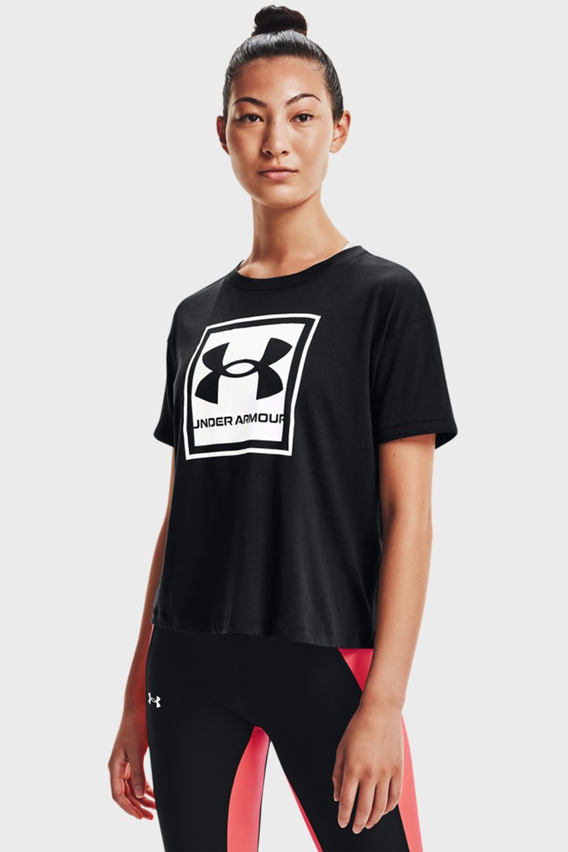 

Женская черная футболка Live Glow Graphic Tee Under Armour  1368176-001, Женская черная футболка Live Glow Graphic Tee Under Armour XL 1368176-001