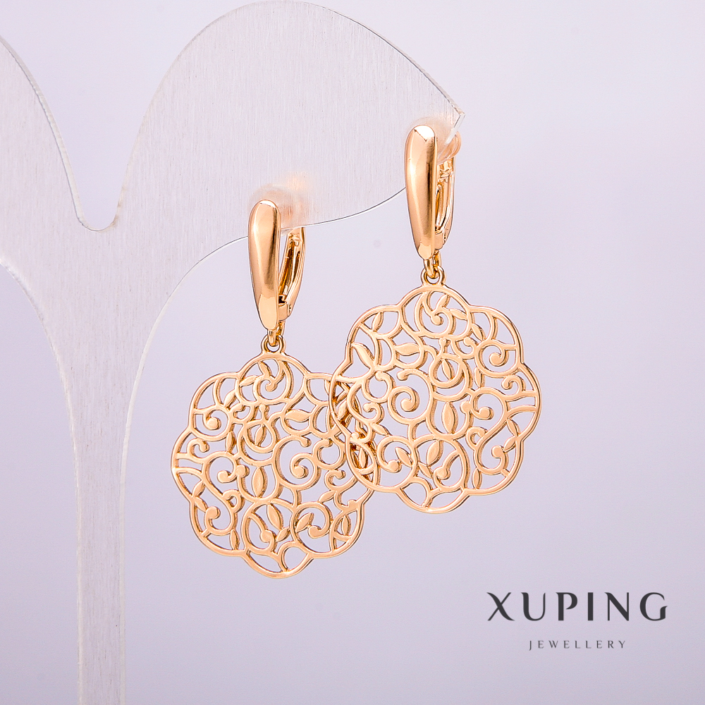 

Серьги Xuping Позолота 18к, длина 40мм, диаметр 23мм+-, ida41722