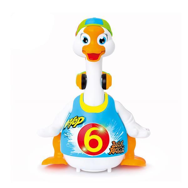 

Интерактивная музыкальная игрушка Hola Toys Танцующий гусь (SKU-828-blue) 21 x 15 x 26 см