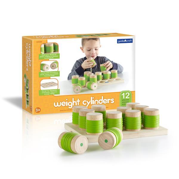 

Тактильная игра Guidecraft Manipulatives Весовые цилиндры (SKU-G5085) 32 x 23 x 10 см