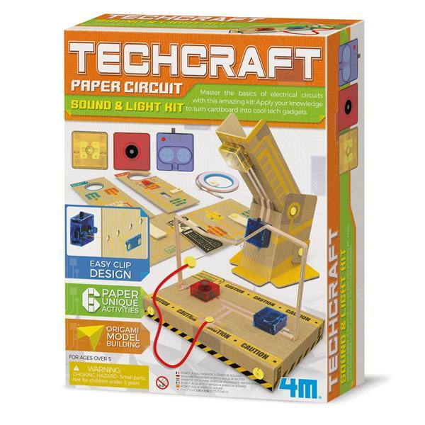 

Научный набор 4M Бумажные схемы Свет и звук (SKU-00-03429) 28 x 21 x 6 см