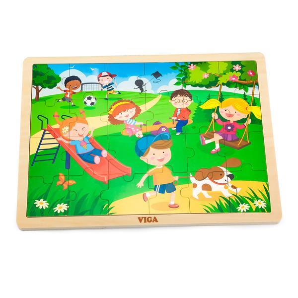 

Деревянный пазл Viga Toys Времена года: весна, 24 эл. (SKU-51269) 30 x 1 x 27 см