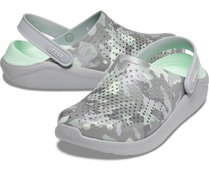 

Сабо Crocs LiteRide Printed Camo, М11, серый камуфляж, 45-46