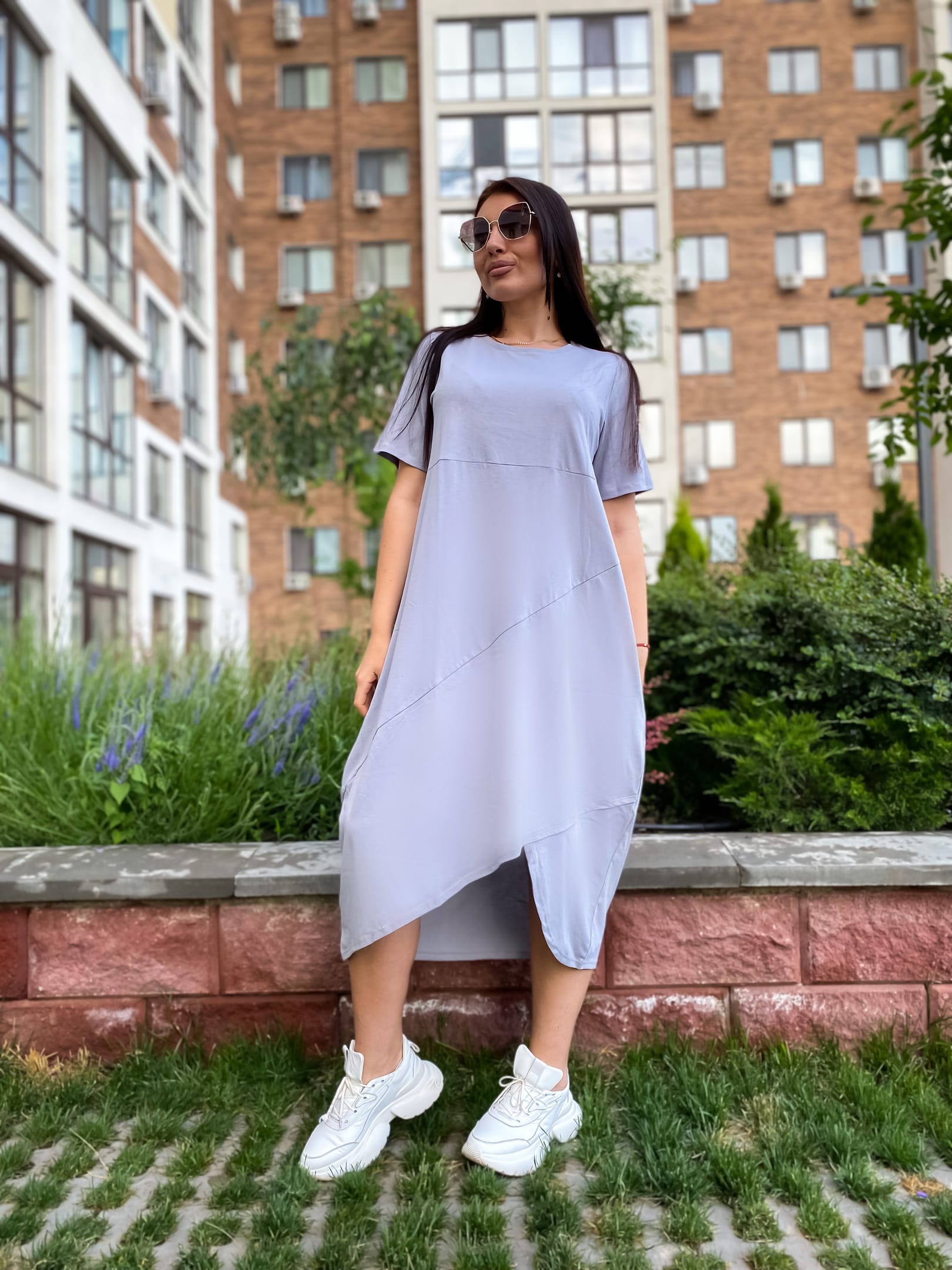 

Платье DNKA р15152 50-52 Серое