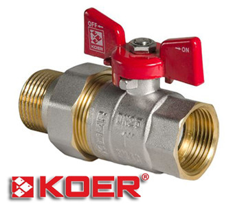 

Кран шаровый с американкой 1/2 Koer