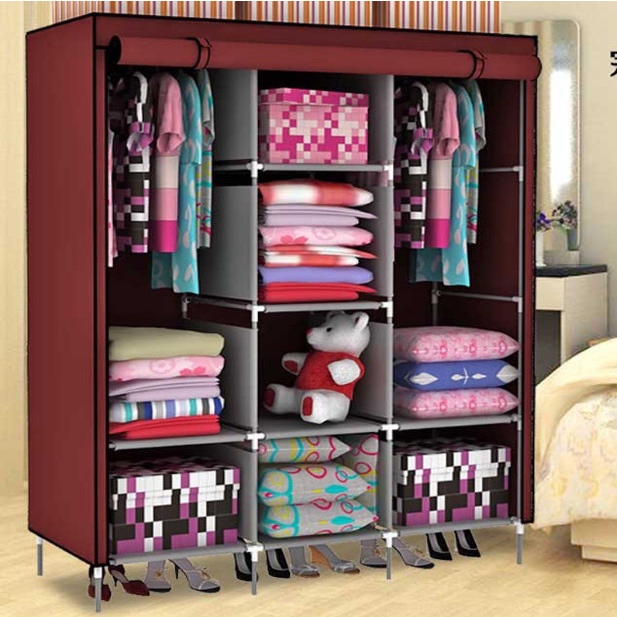 

Складной тканевый шкаф HCX Storage Wardrobe Dark Brown