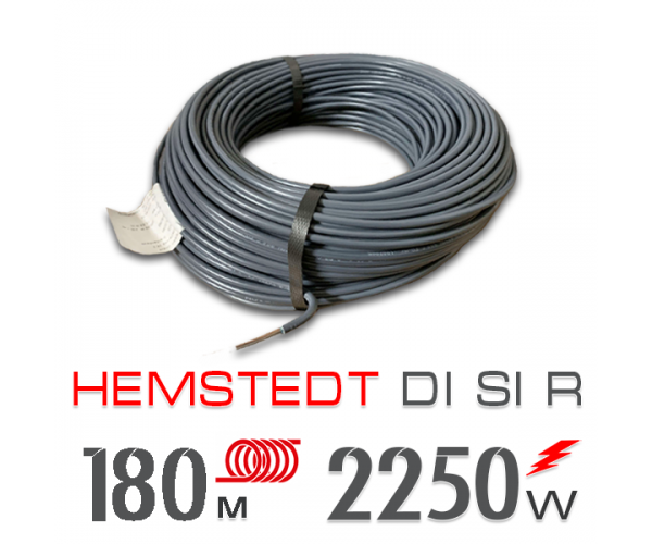 

Нагревательный кабель Hemstedt Di Si R - 180 м.п.