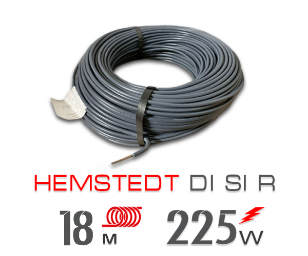 

Нагревательный кабель Hemstedt Di Si R - 18 м.п.