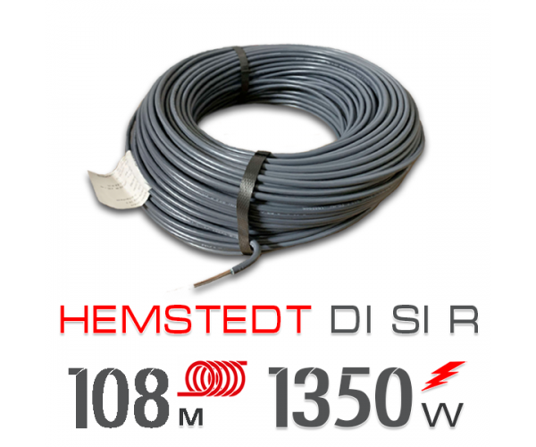 

Нагревательный кабель Hemstedt Di Si R - 108 м.п.
