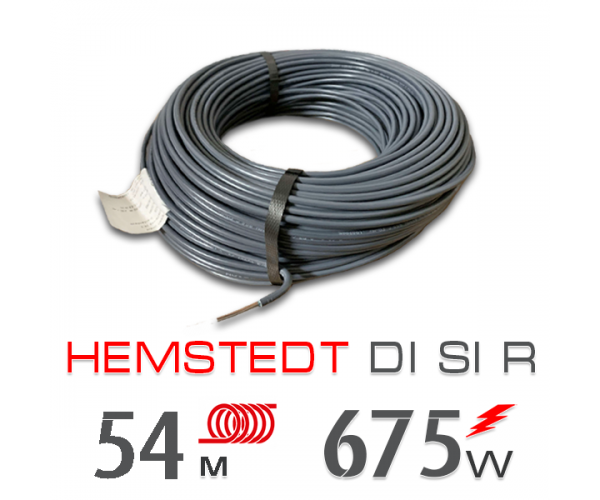 

Нагревательный кабель Hemstedt Di Si R - 54 м.п.