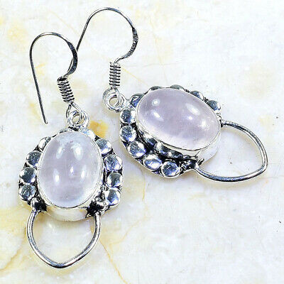 

Серьги с камнем розовый кварц X63045