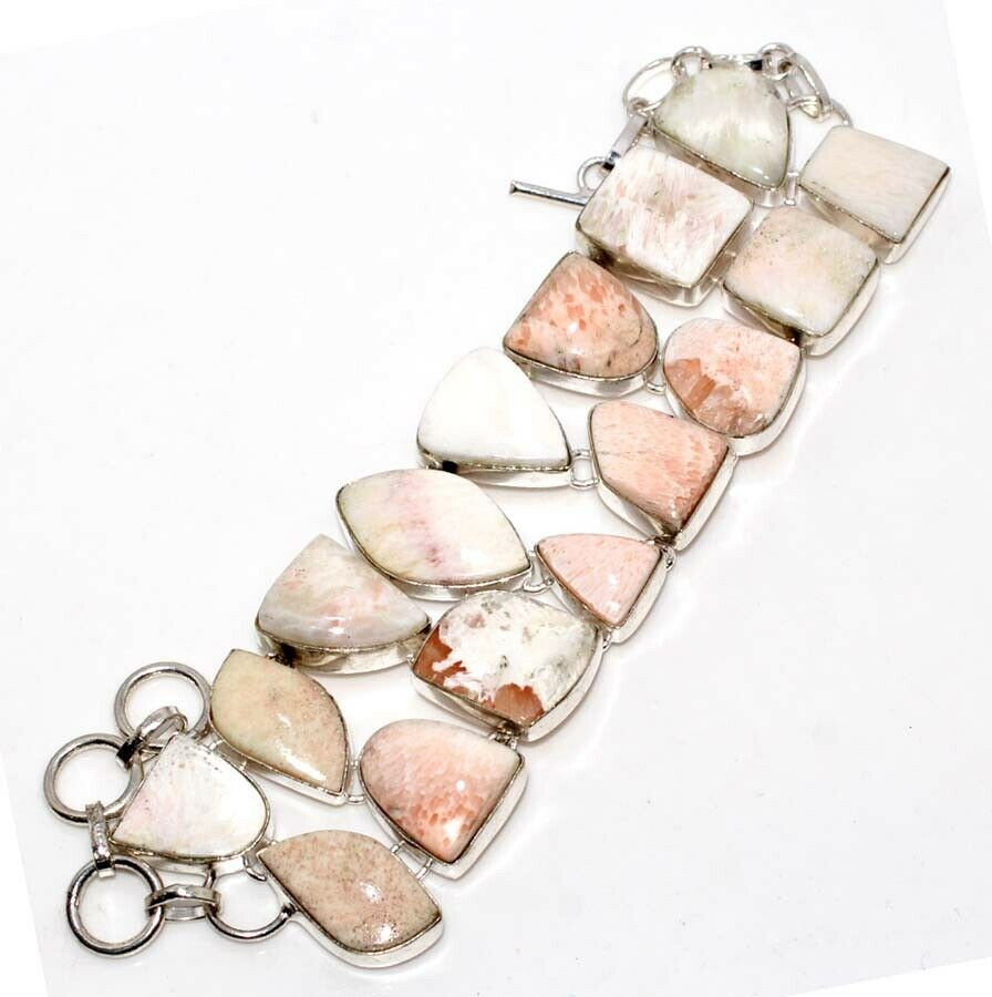 

Браслет с камнем сколецит J-21387