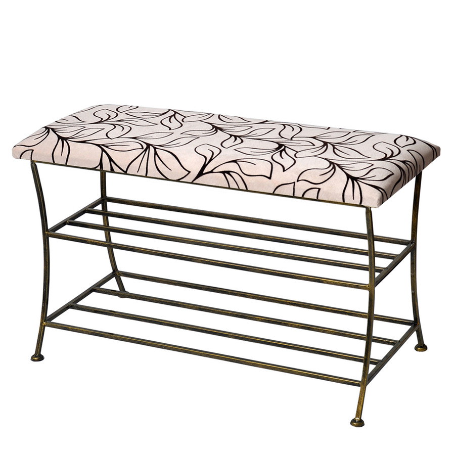 

Банкетка кованая Fenster Стиль Медная обивка ткань Нимфа 1А