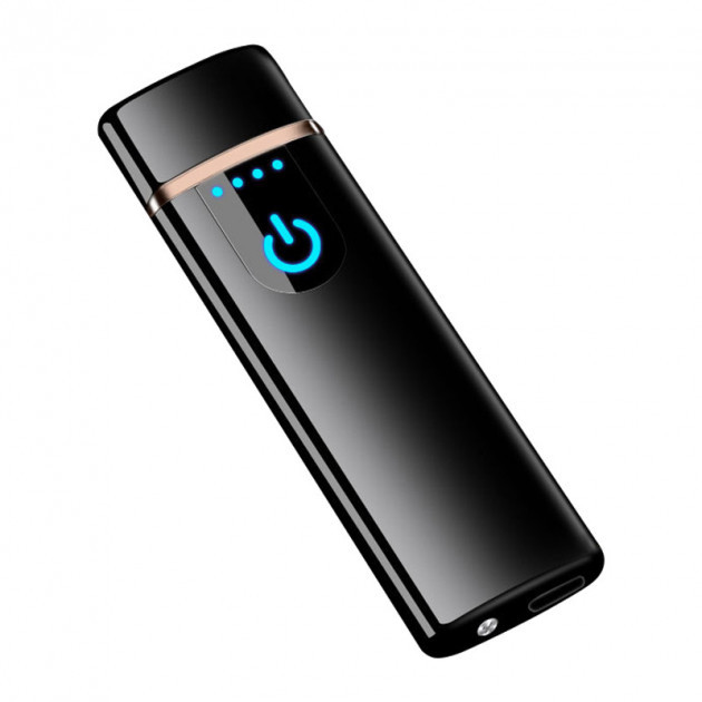 

Электроимпульсная USB зажигалка SUNROZ TH-752 Черная