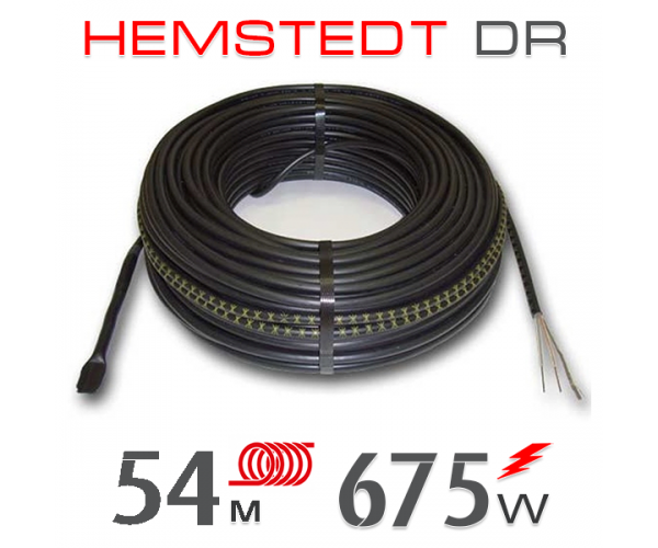 

Нагревательный кабель Hemstedt DR 12,5 Вт - 54 м