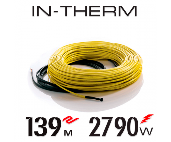 

Нагревательный кабель In-Therm 20 Вт - 139 м