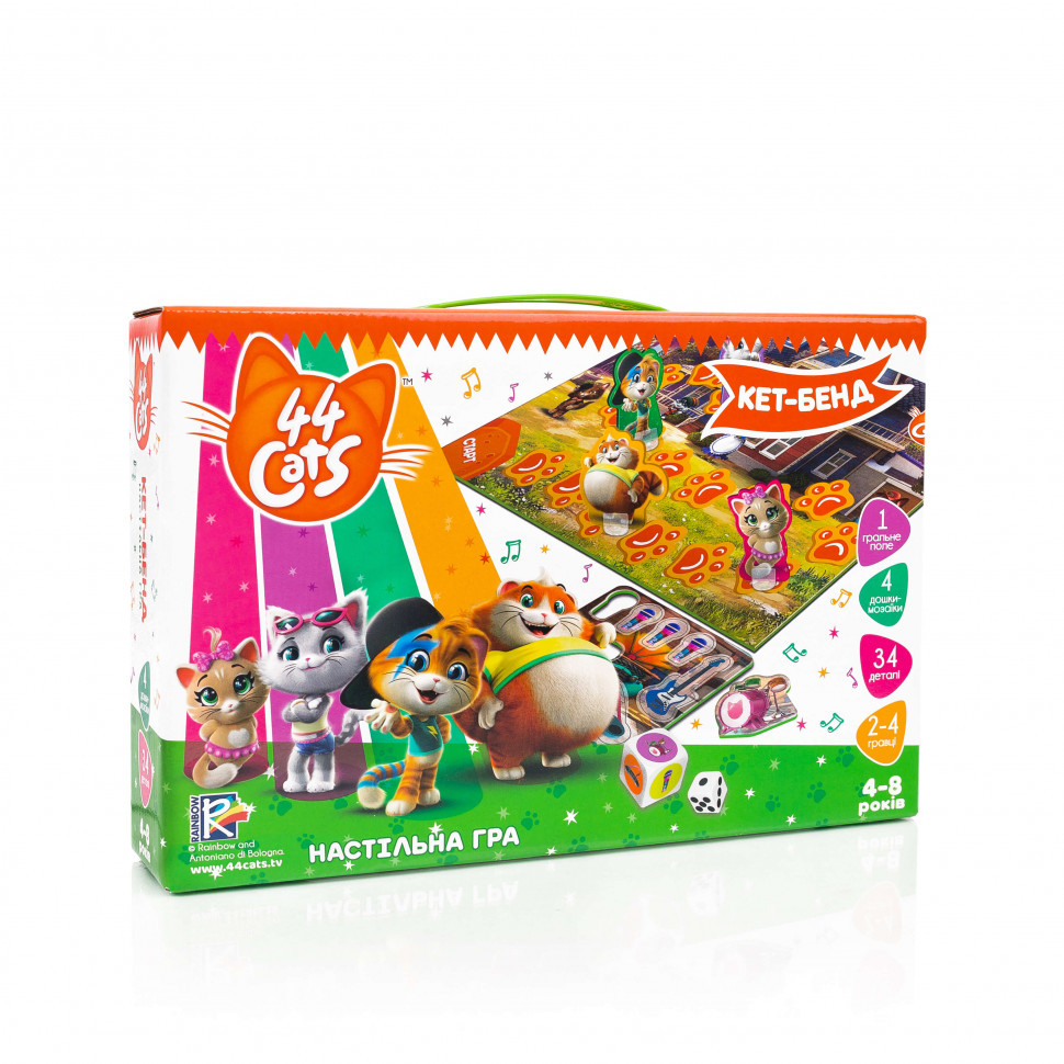 

Развлекательная настольная игра активити Vladi Toys Кет-Бенд 44 Cats (VT8055-16)
