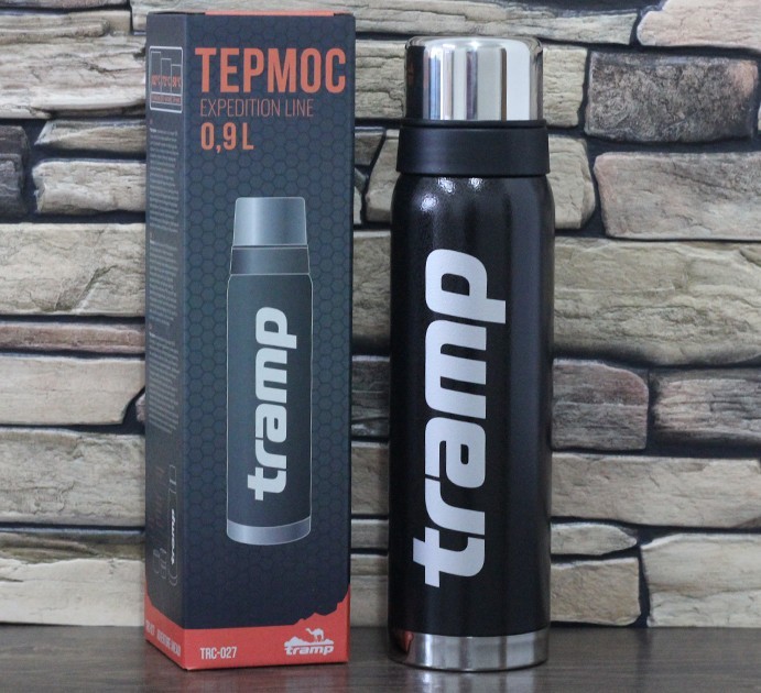 

Термос для чая и кофе Tramp Expedition Line 0.9 л Черный (TRC-027-black)