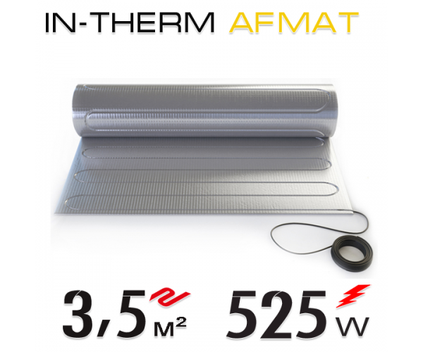 

Алюминиевый мат IN-THERM AFMAT 150 Вт / м.кв. - 3,5 м2
