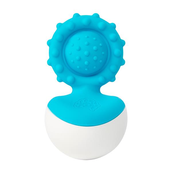 

Прорезыватель-неваляшка Fat Brain Toys Dimpl Wobl (Голубой) (F2174ML)
