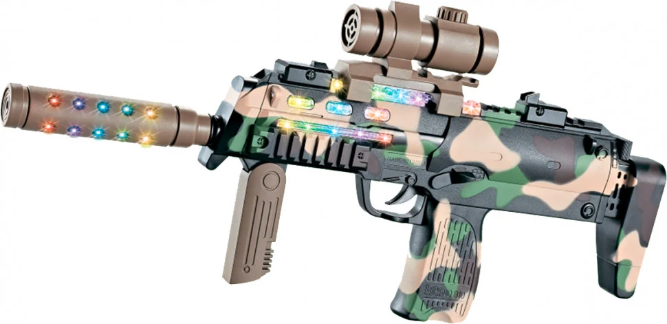 

Автомат свето-звуковой HK MP7 в наборе с очками ZIPP Toys (810A)