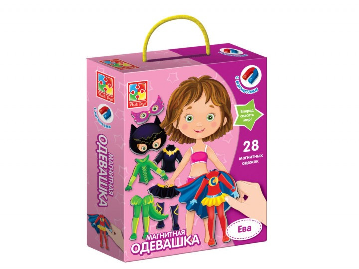 

Магнитная одевашка Vladi Toys "Ева" (рус) (VT3702-04)