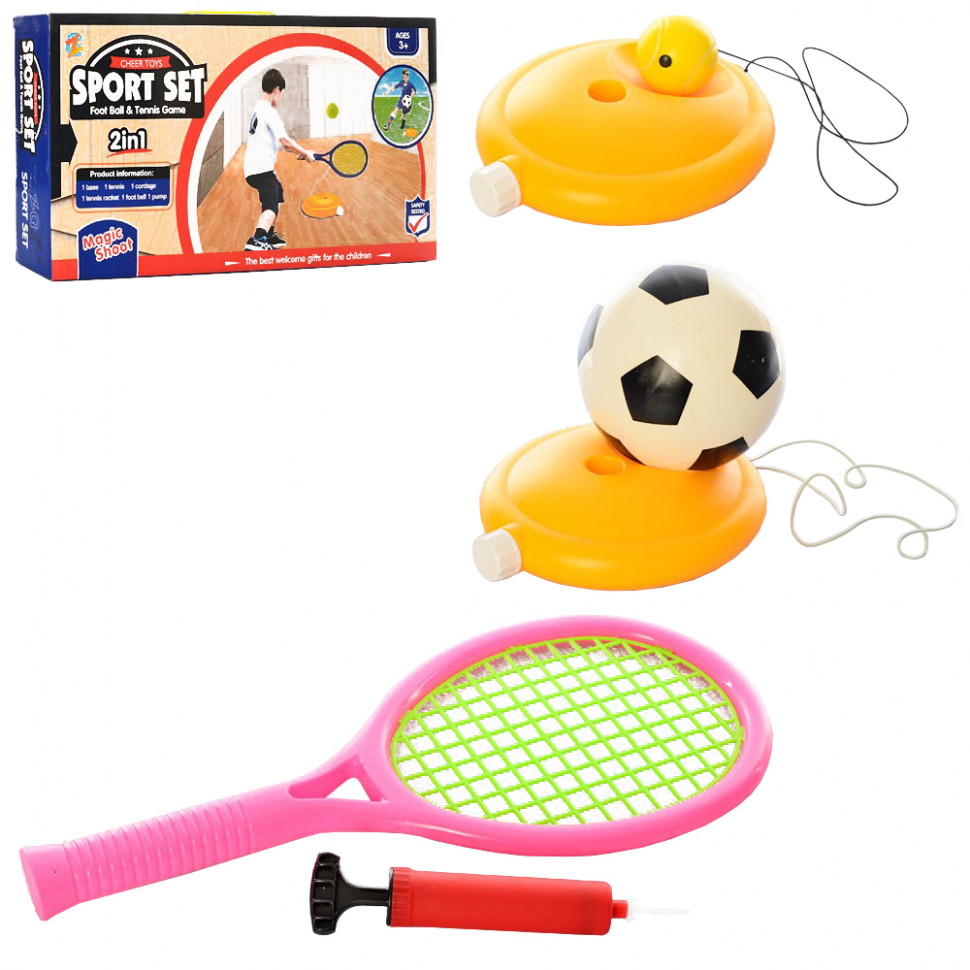 

Игравой набор 2в1 Тенис+Футбол Metr+ (MR 0144)