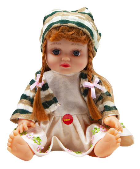 

Кукла музыкальная "Алина" Bambi 33 см (в бежевом платье) (5079-AI-L)