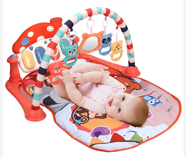 

Игровой коврик для малышей Metr+ со звуковыми и световыми эффектами (Оранжевый) (668-151(Orange))