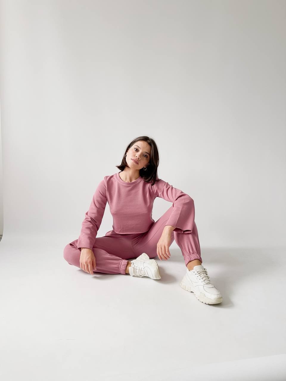 

Женский костюм Vrodliva "Casual" розовый M-L