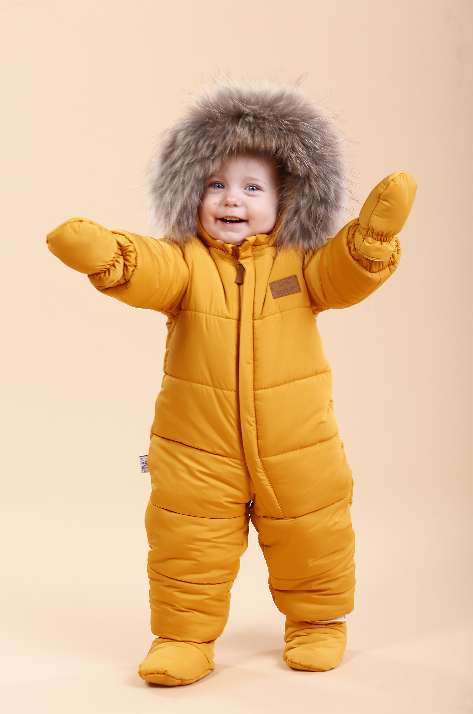 

Комбинезон детский зимний Kid's Fantasy Arctic 80 см горчичный