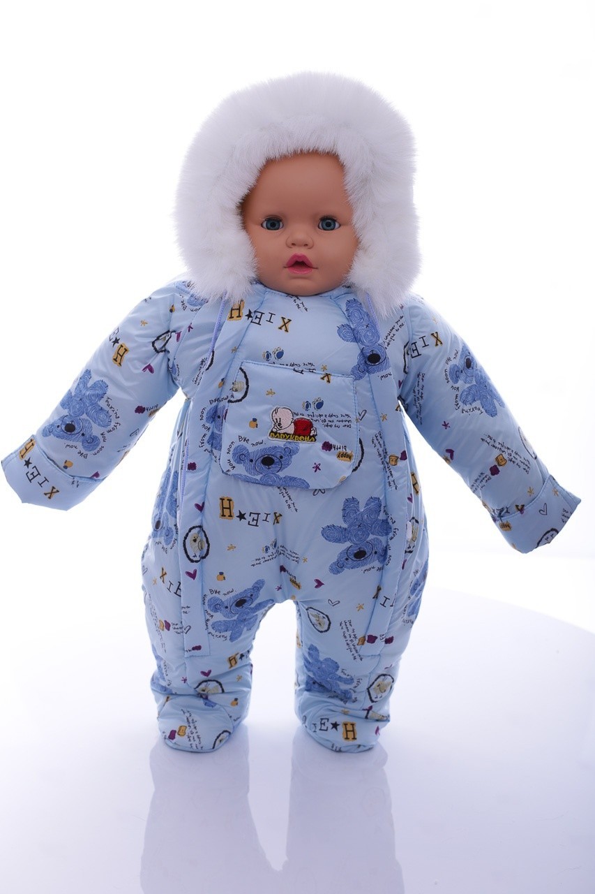 

Комбинезон Babykroha Мишка 74 голубой