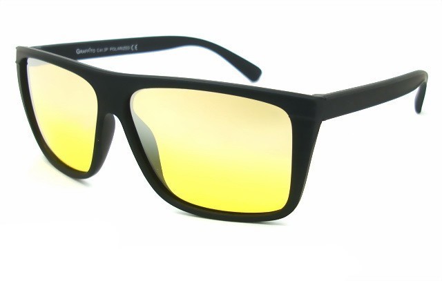 

Солнцезащитные очки Graffito Man polarized 3171 Анти-фара черные матовые