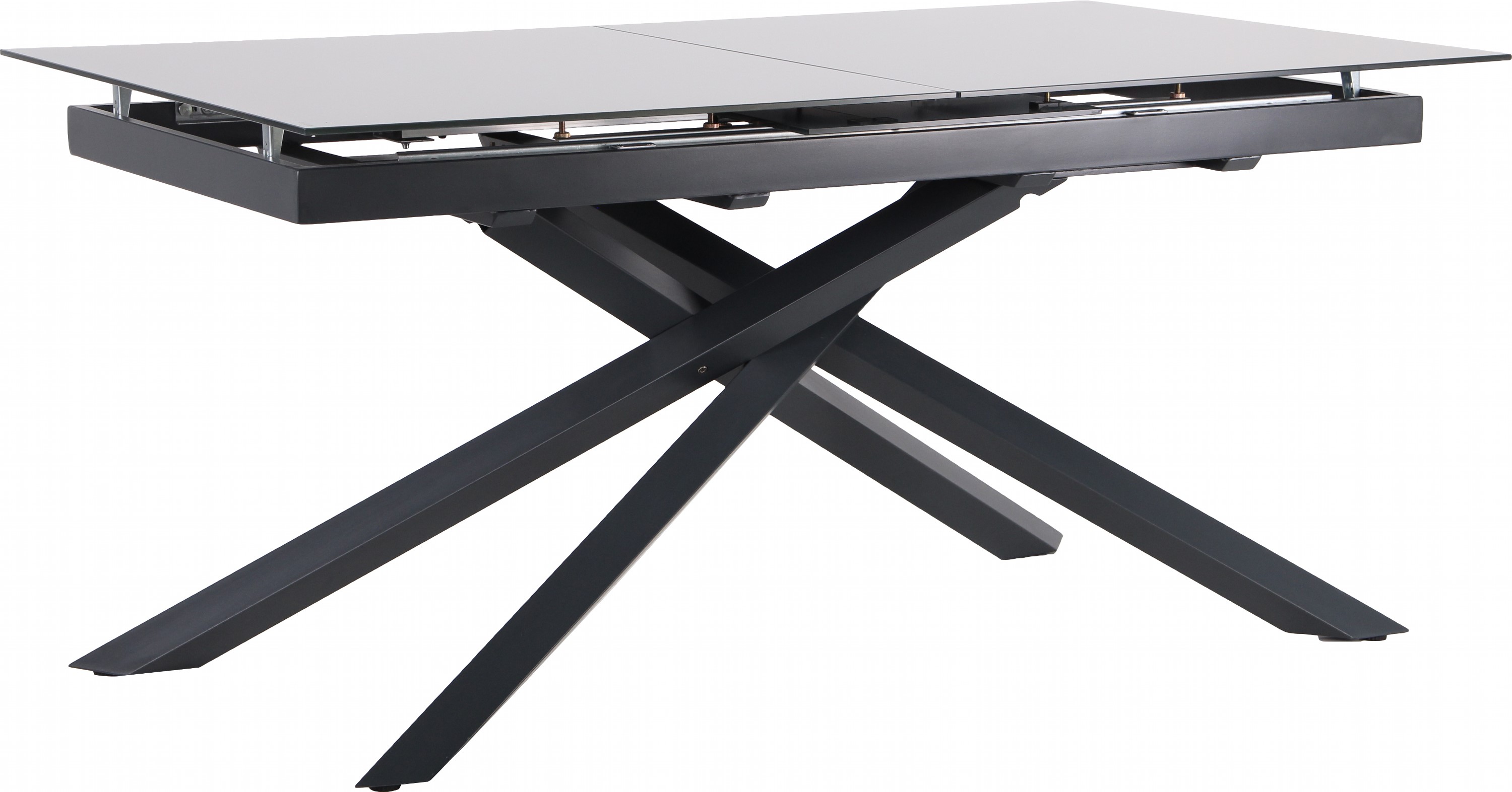 

Стол обеденный раскладной AMF Gerald anthracite/glass Slate gray