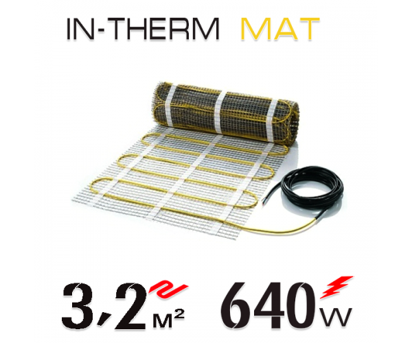 

Нагревательный мат In-Therm 200 Вт - 3,2 кв.м