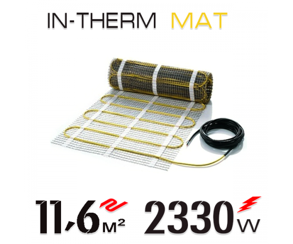 

Нагревательный мат In-Therm 200 Вт - 11,6 кв.м