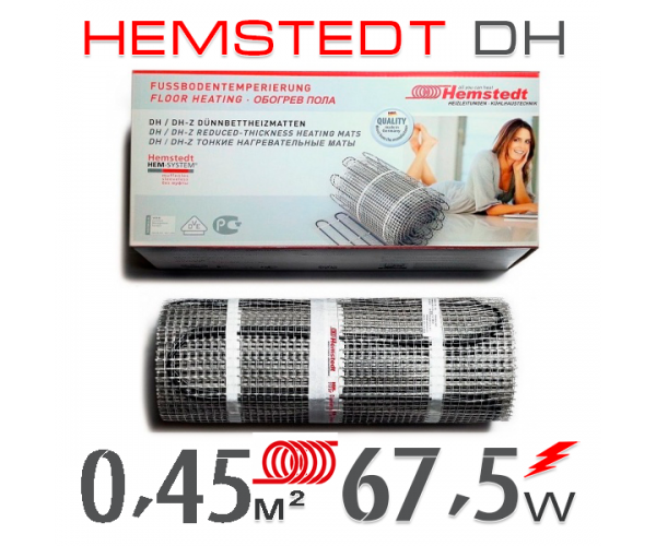 

Нагревательный мат Hemstedt DH 0,45 кв.м