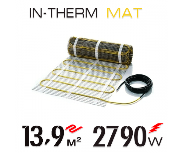 

Нагревательный мат In-Therm 200 Вт - 13,9 кв.м